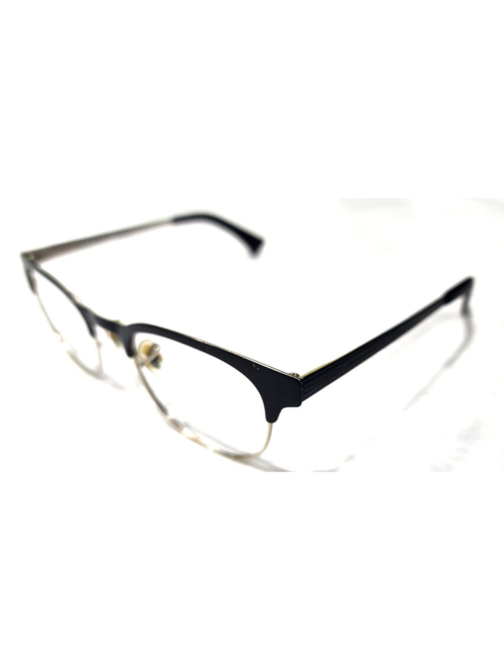 Ray Ban RB6317 2832 Black Silver Metal Round Eyeglasses 49-20 140